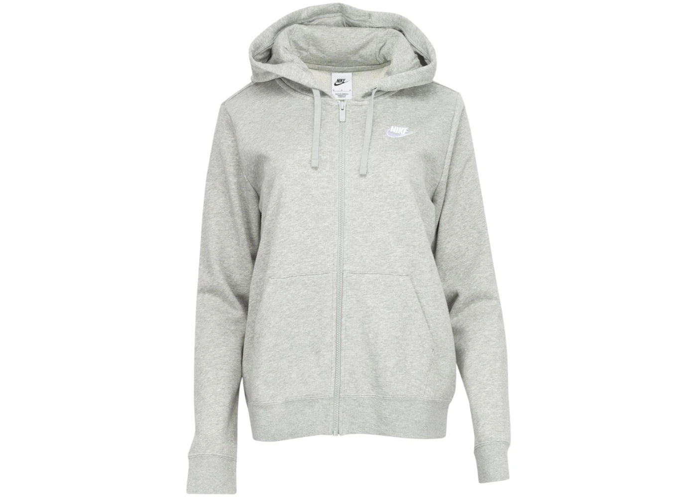 Nike Women's Club Fleece Hoodie Dark Grey Heather