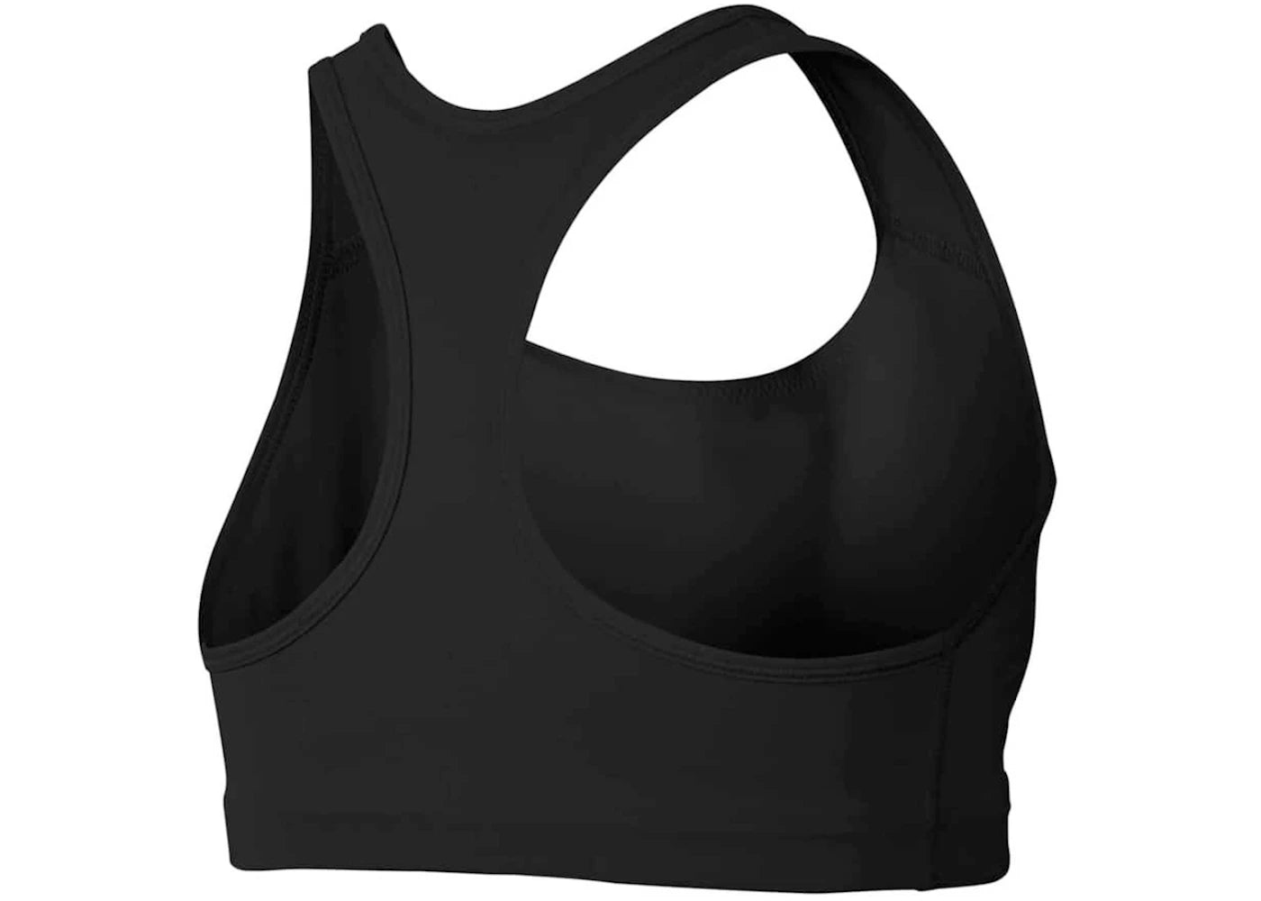 Nike Women's Dri-FIT Swoosh Medium-Support 1-Piece Pad Sports Bra Black/White