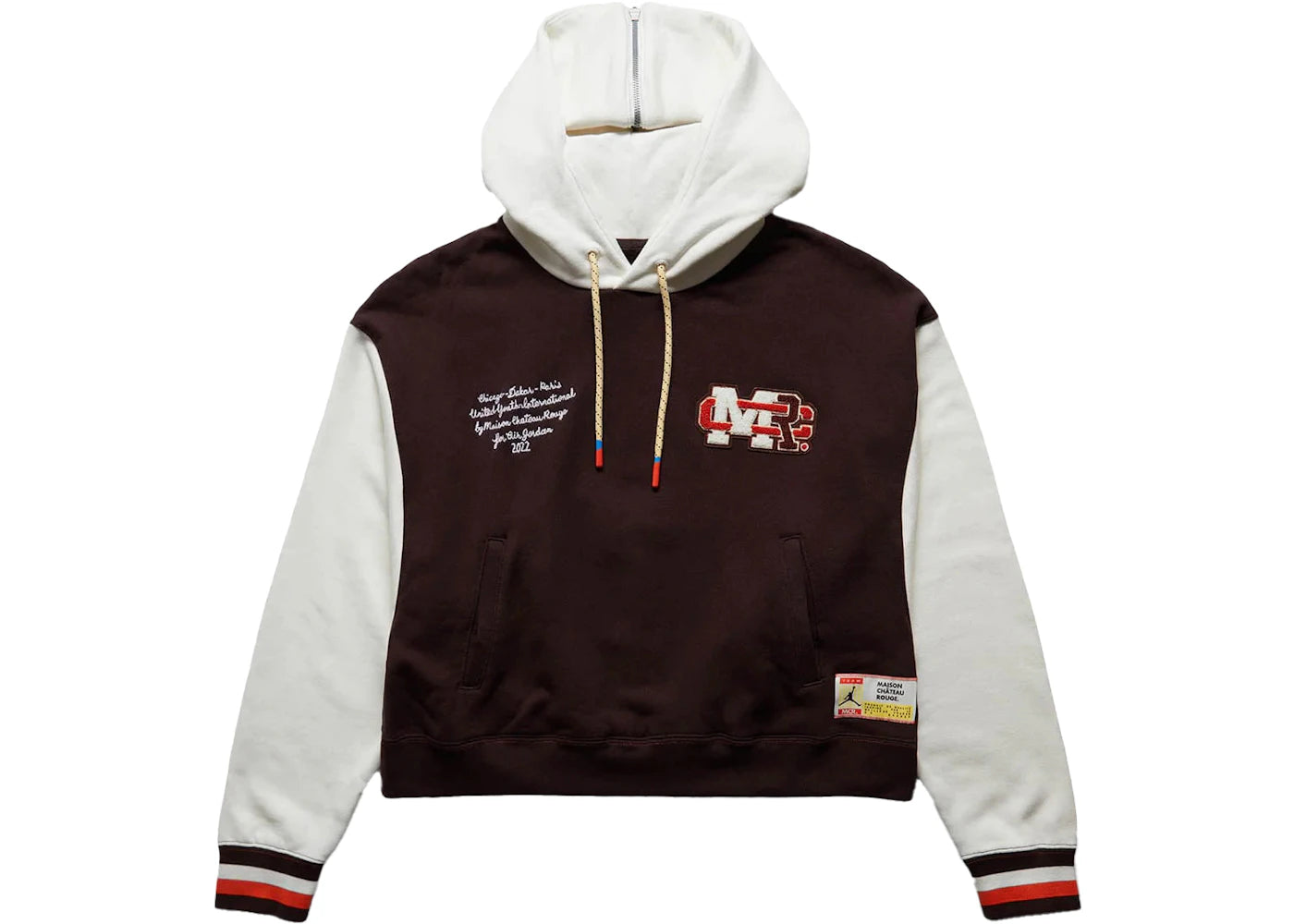 Nike Women's Jordan Maison Chateau Rouge Hoodie Brown/Cream White