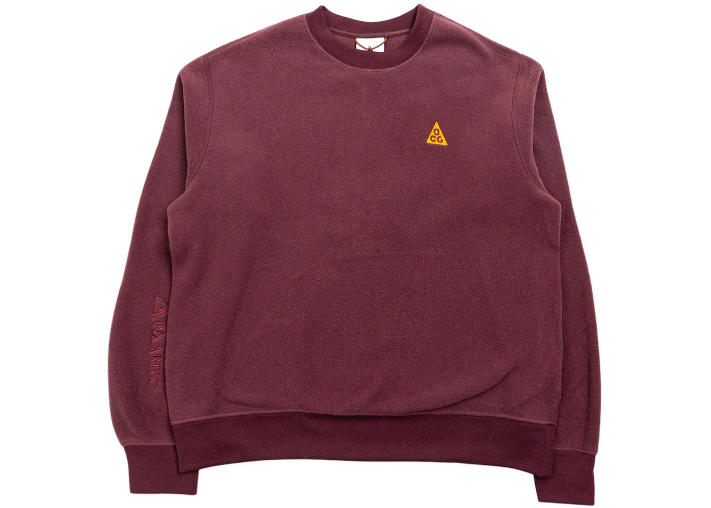 Nike Women's NRG ACG Polar Crewneck Burgundy