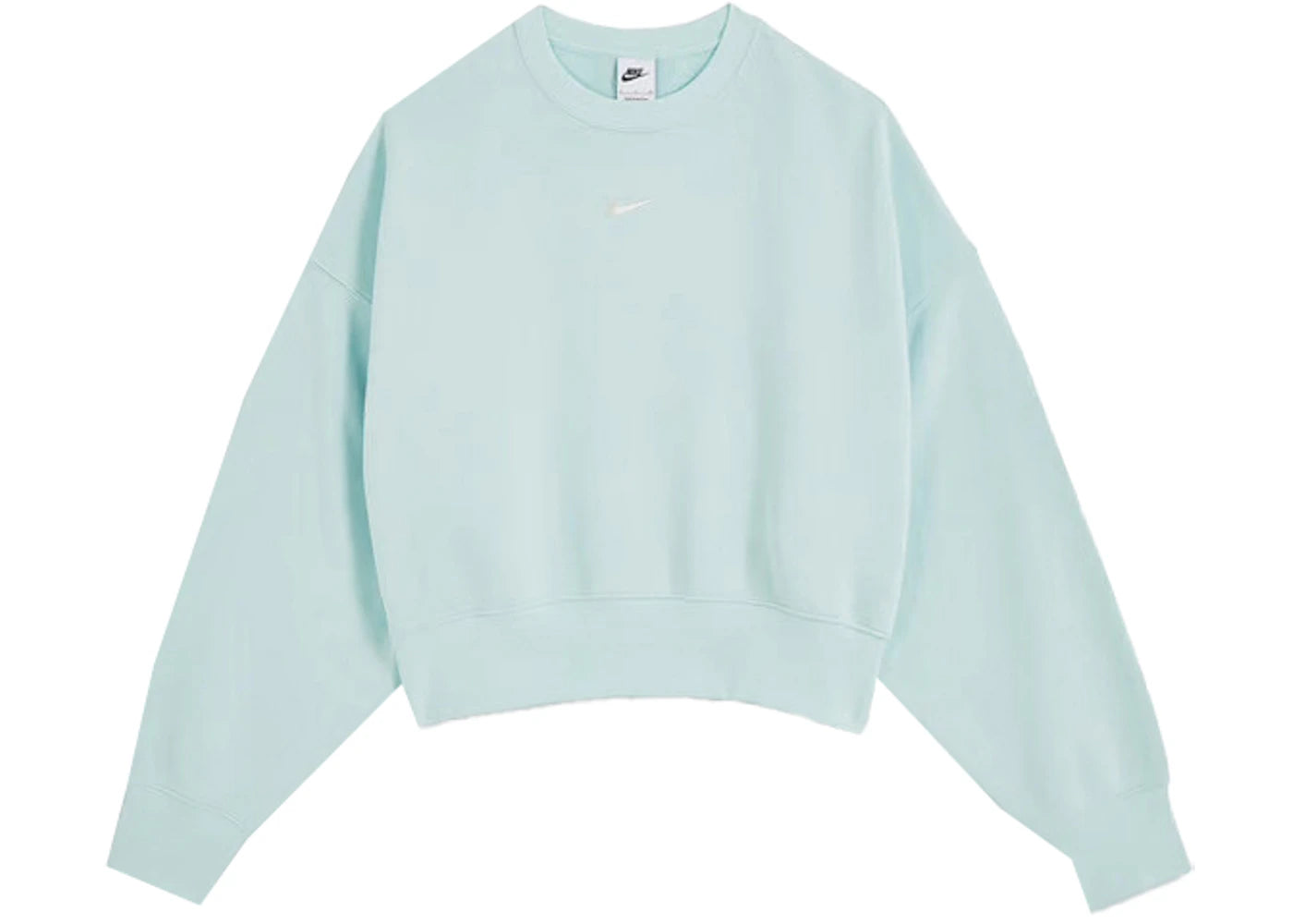 Nike Women's Phoenix Fleece Oversized Crew Sweatshirt Jade Ice/Sail