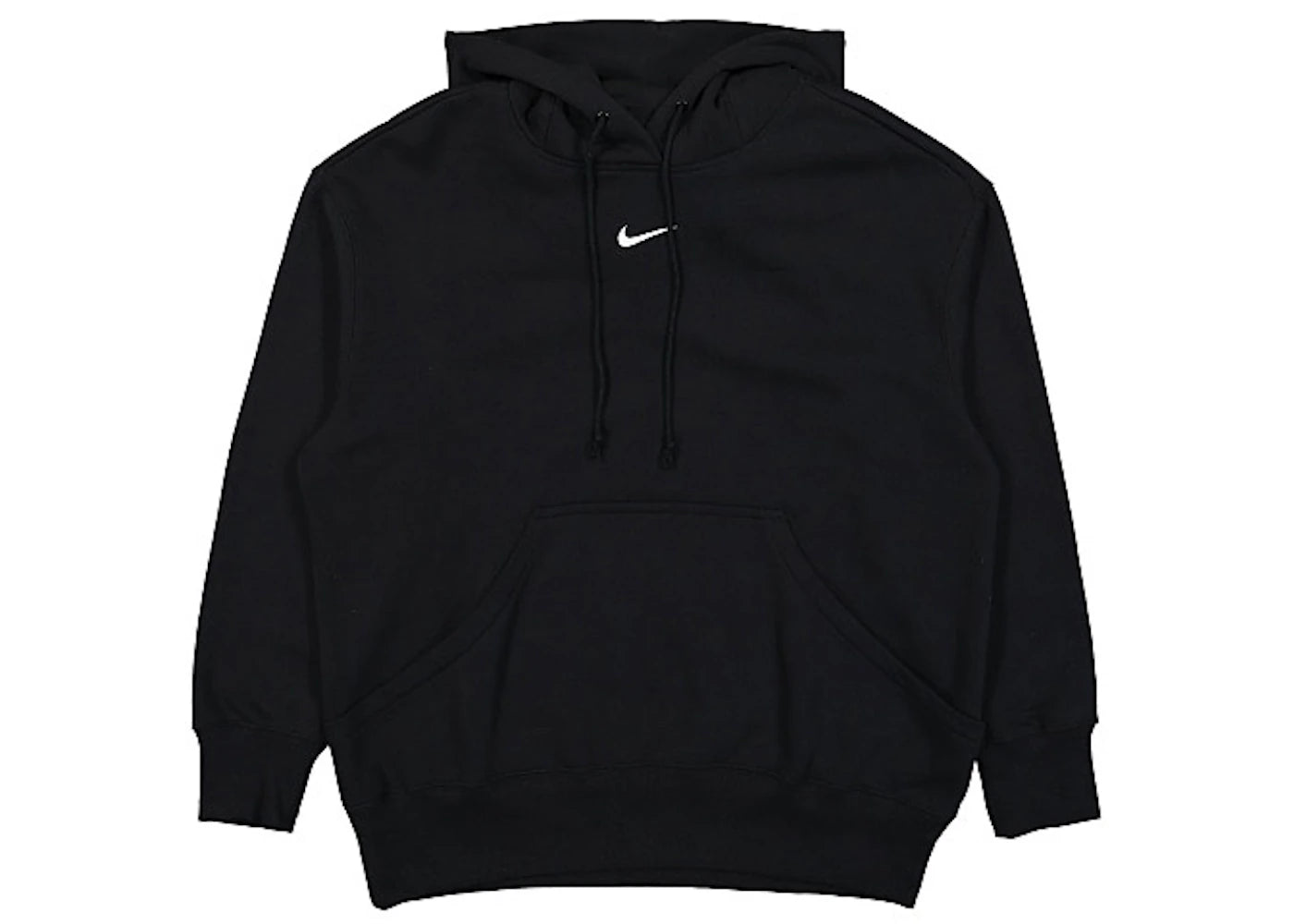 Nike Women's Phoenix Fleece Oversized Pullover Hoodie Black/Sail