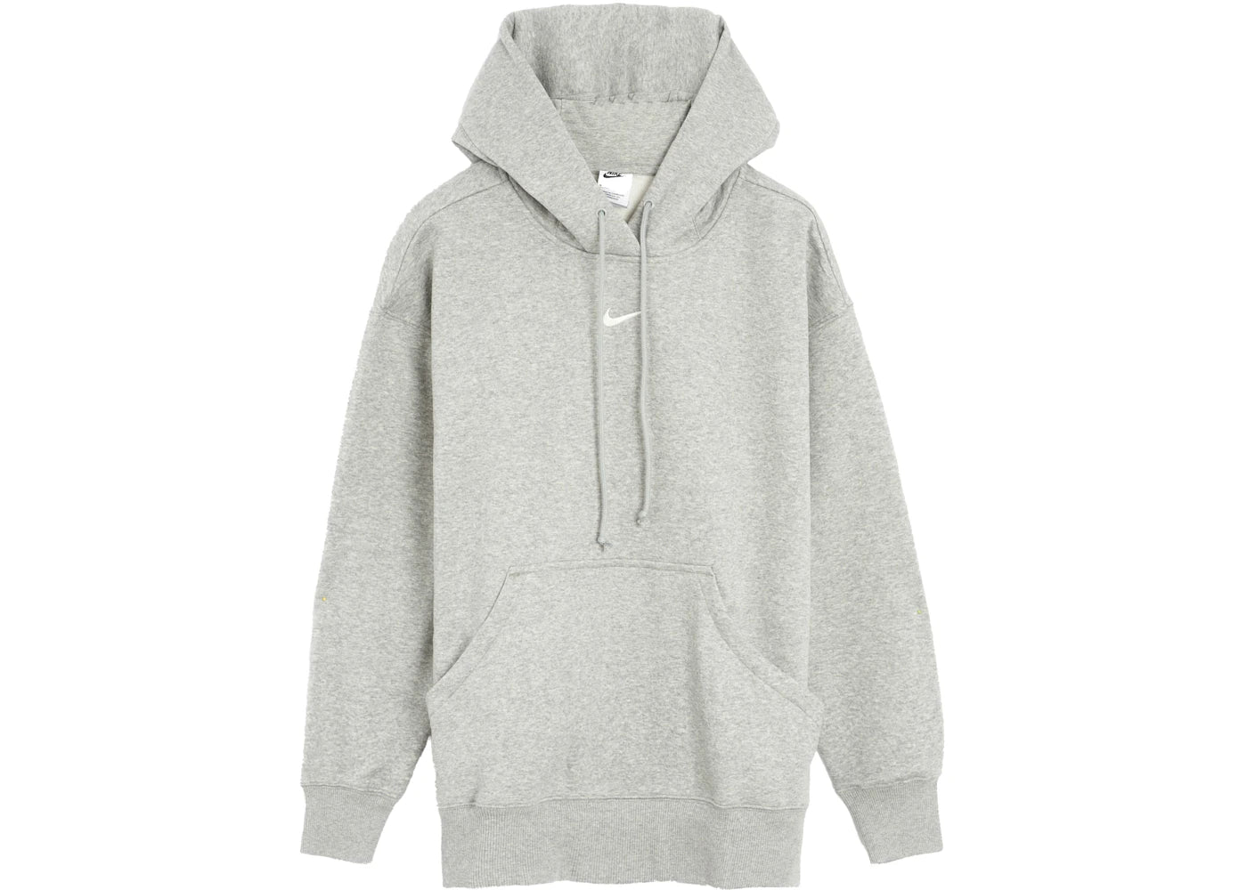 Nike Women's Phoenix Fleece Oversized Pullover Hoodie Dark Grey Heather/Sail