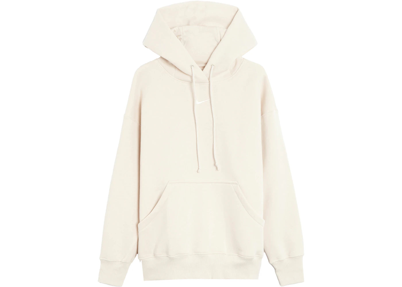Nike Women's Phoenix Fleece Oversized Pullover Hoodie Light Orewood Brown/Sail