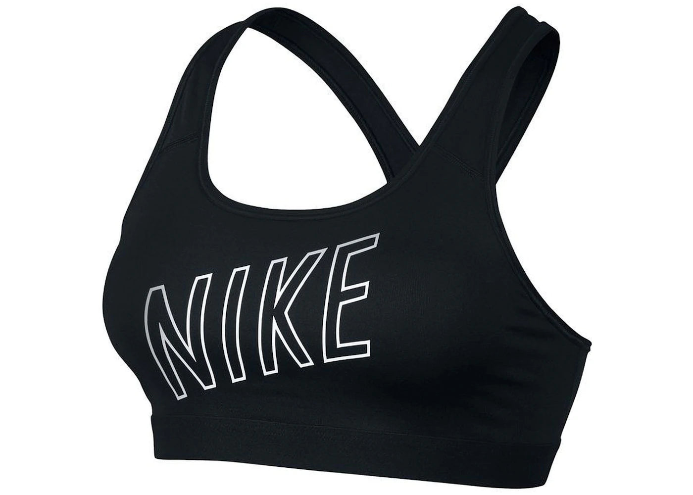 Nike Women's Pro Classic Padded Logo Sports Bra Black