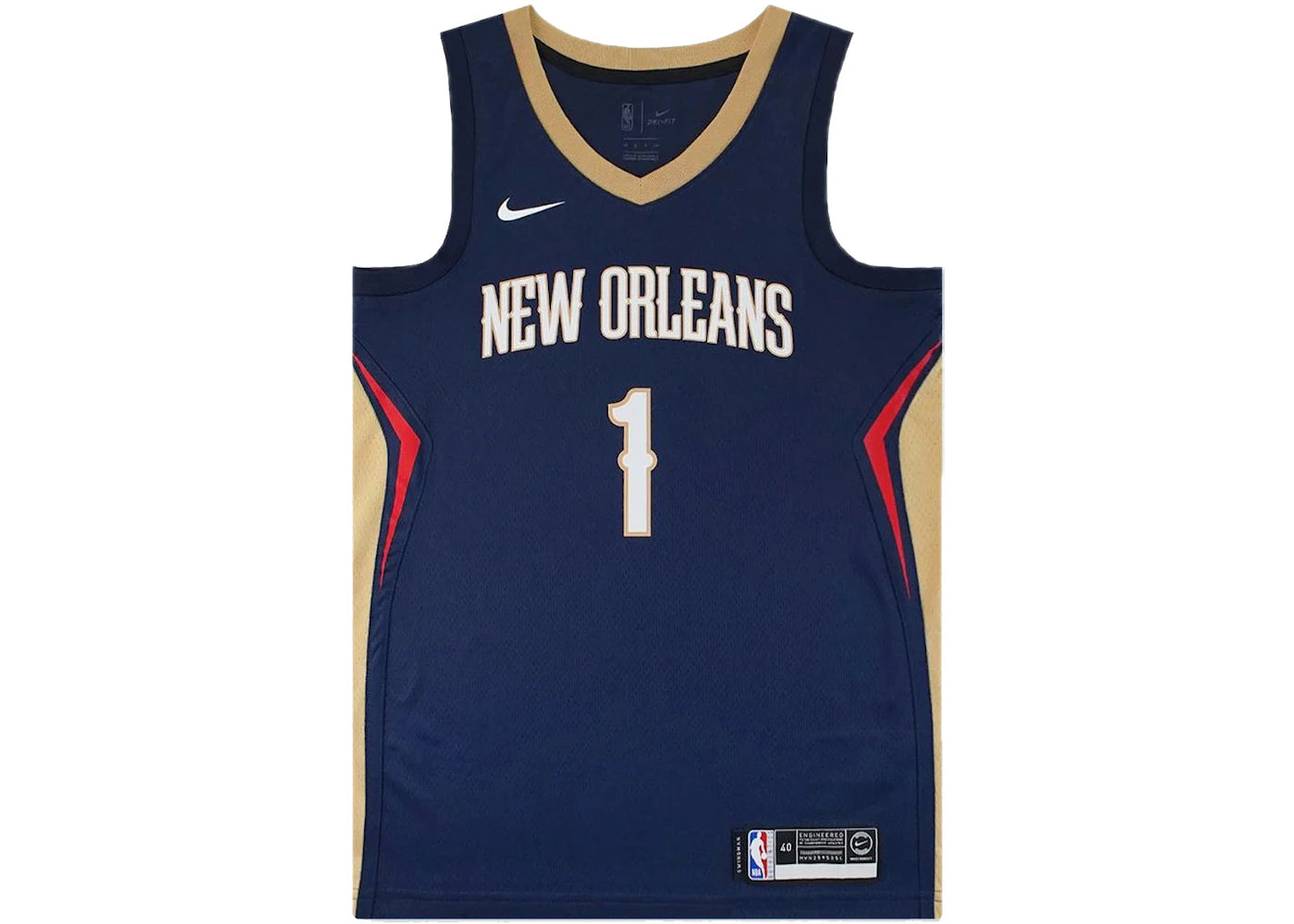 Nike Zion Williamson Pelicans Icon Edition Jersey College Navy