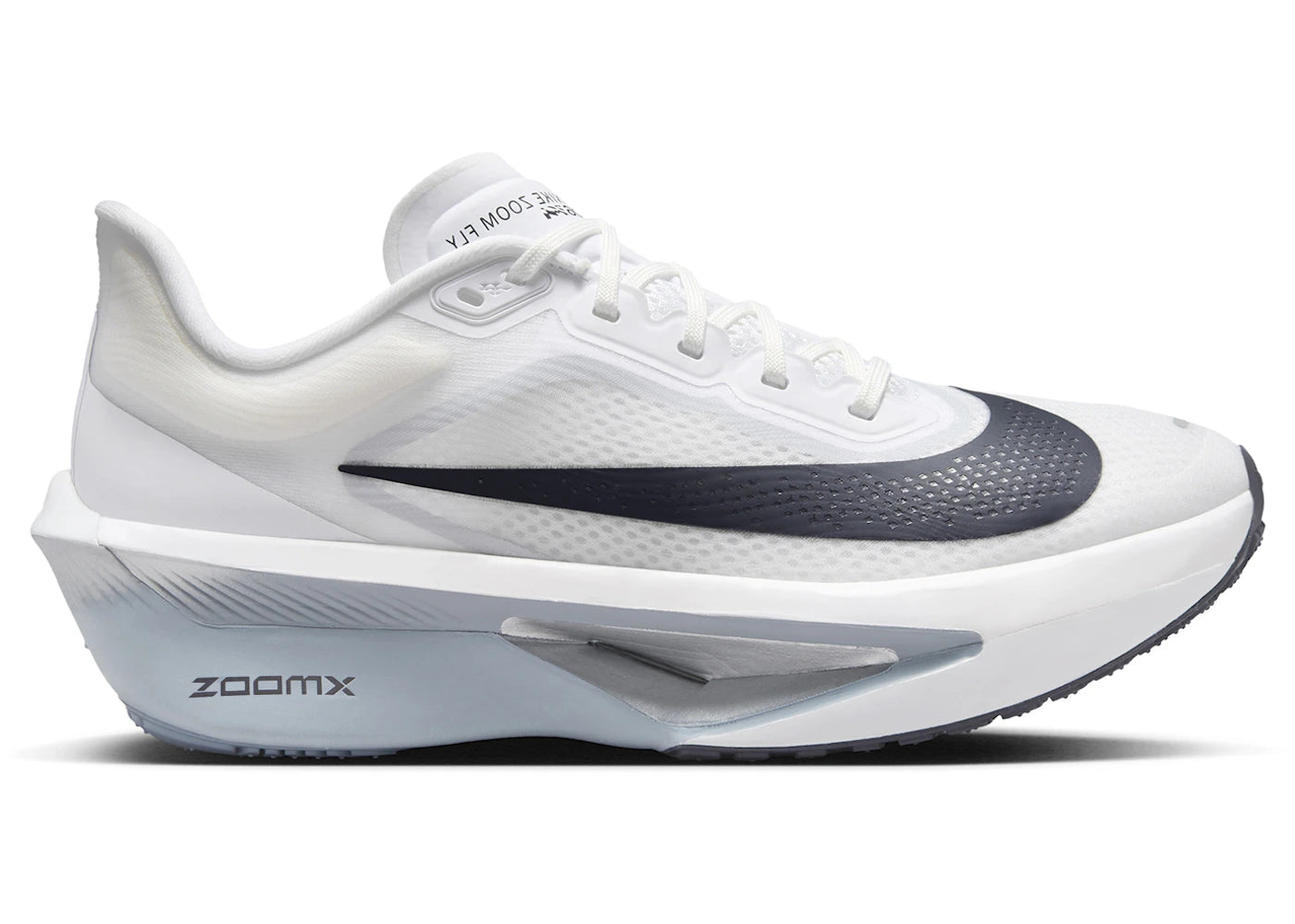 Nike Zoom Fly 6 White Pure Platinum Obsidian Mist Gridiron (Women's)