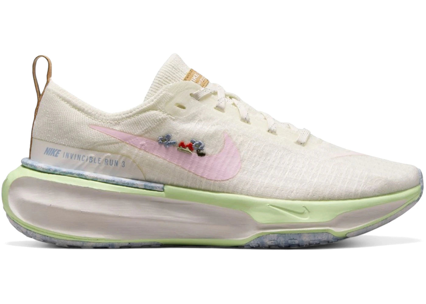 Nike ZoomX Invincible Run 3 Sail Pink Foam Barely Volt (Women's)