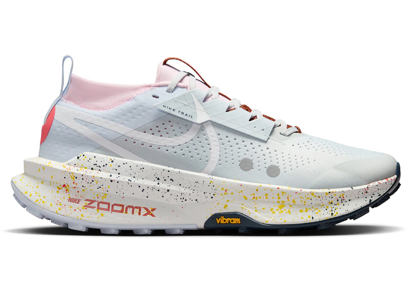 Nike ZoomX Zegama Trail 2 Pure Platinum Football Grey Pink Foam White