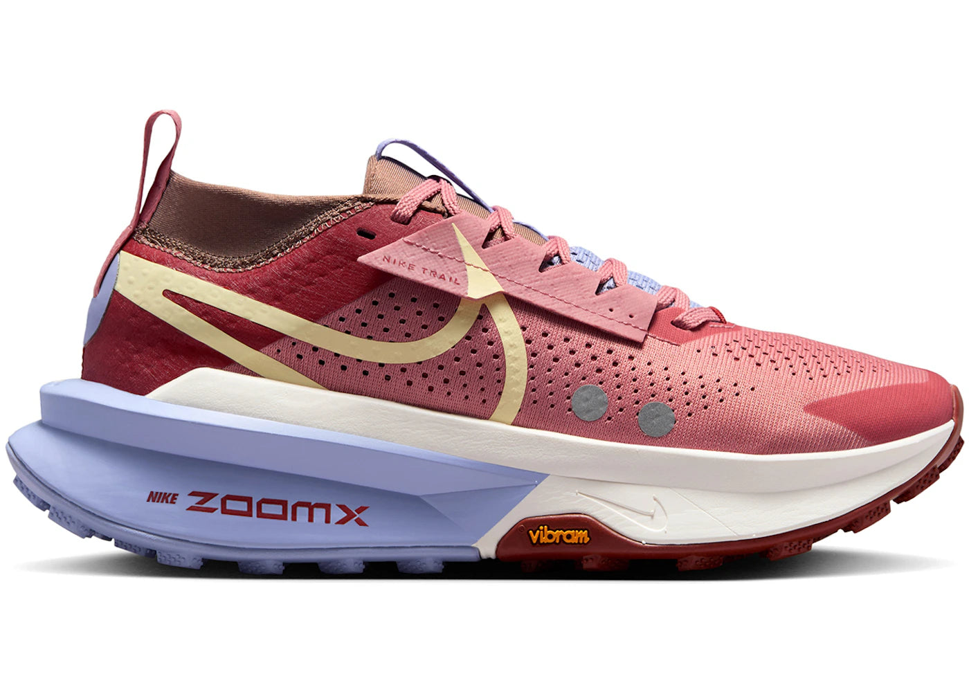 Nike ZoomX Zegama Trail 2 Red Stardust Mars Stone Lilac Ice Alabaster (Women's)
