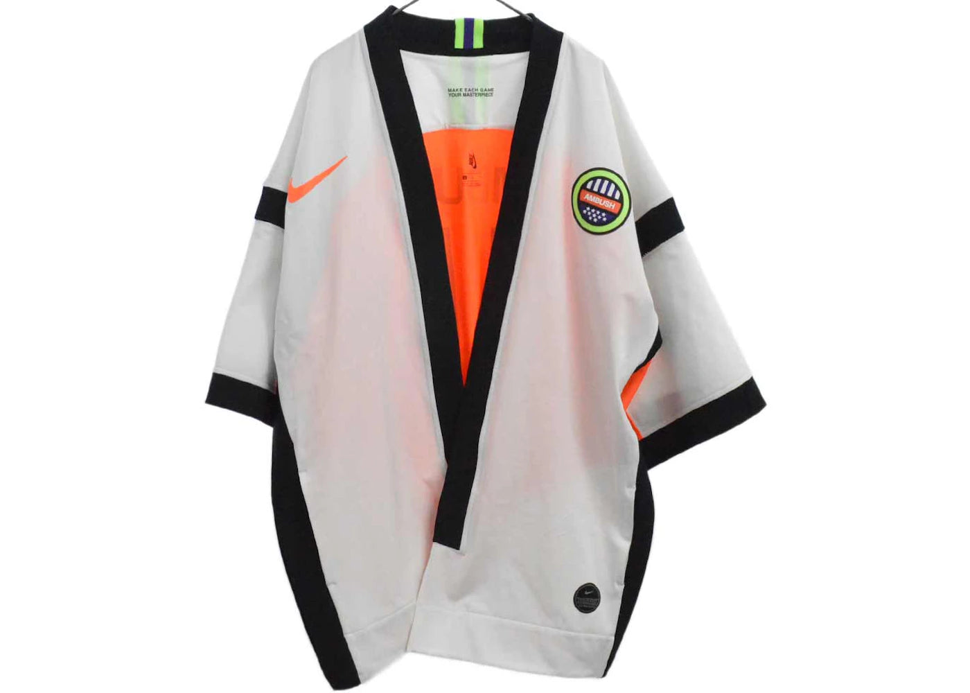 Nike x Ambush Top Numbering Jacket White/Orange