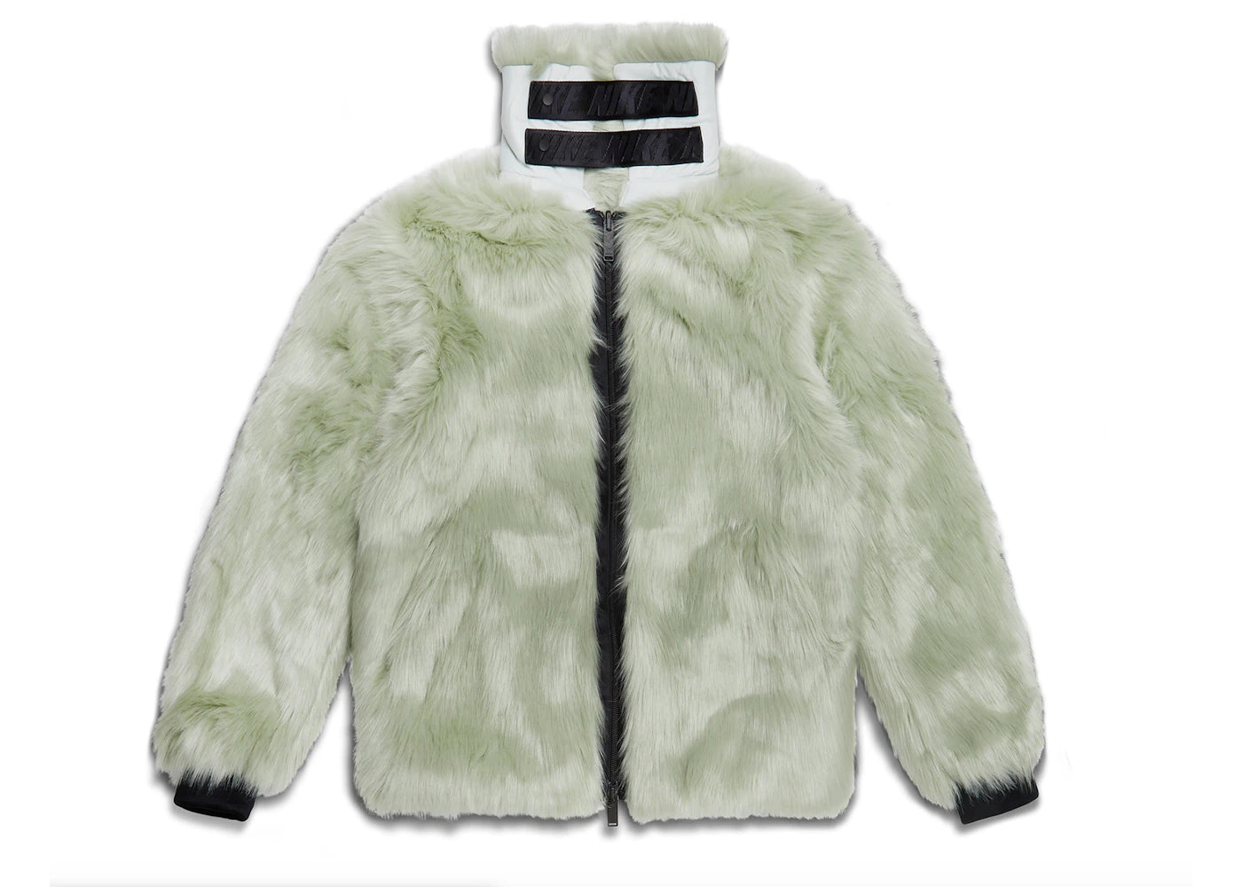 Nike x Ambush Women's Reversible Faux Fur Coat Jade Horizon/Black