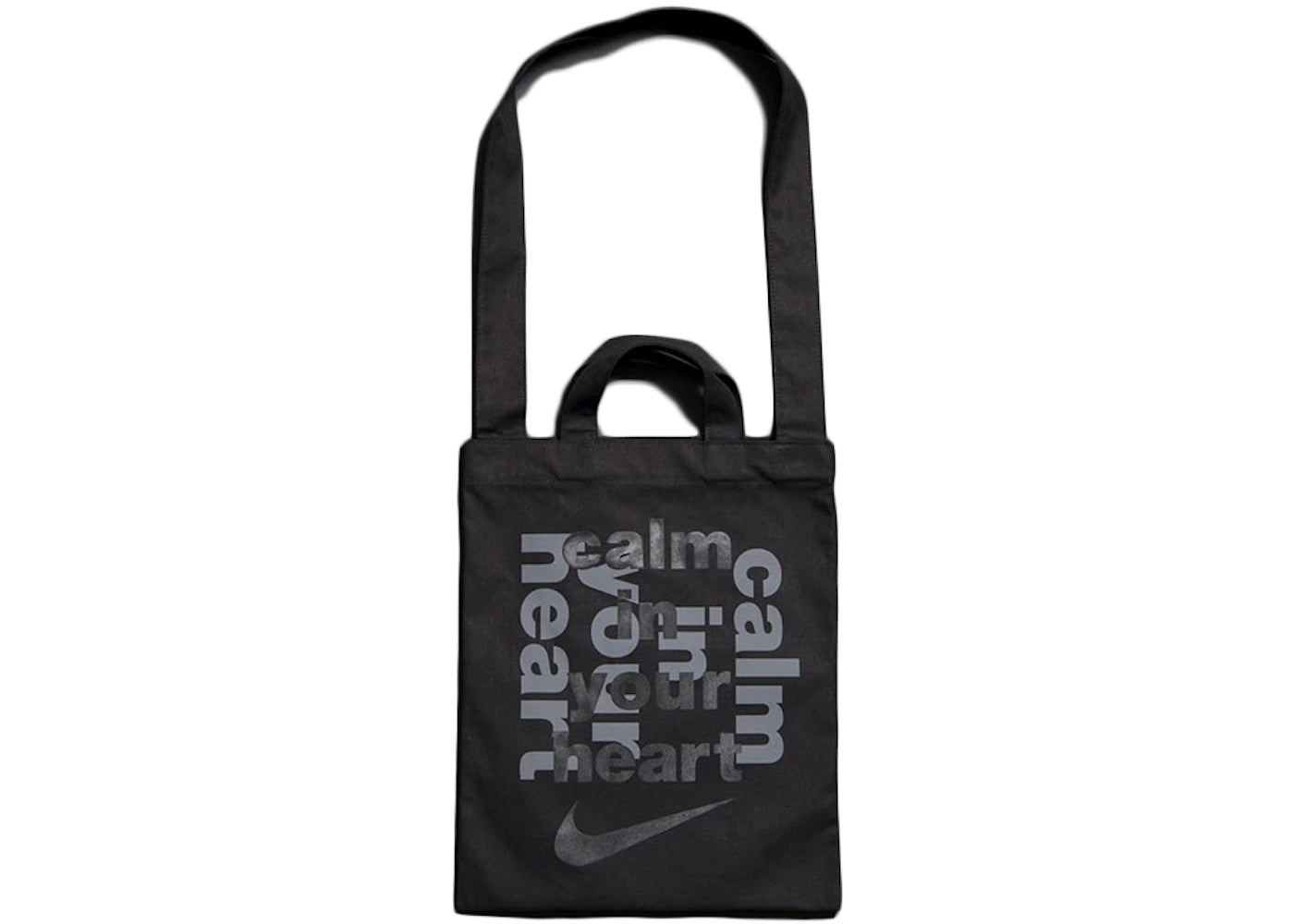 Nike x Black Comme des Garcons Calm in Your Heart Bag Black