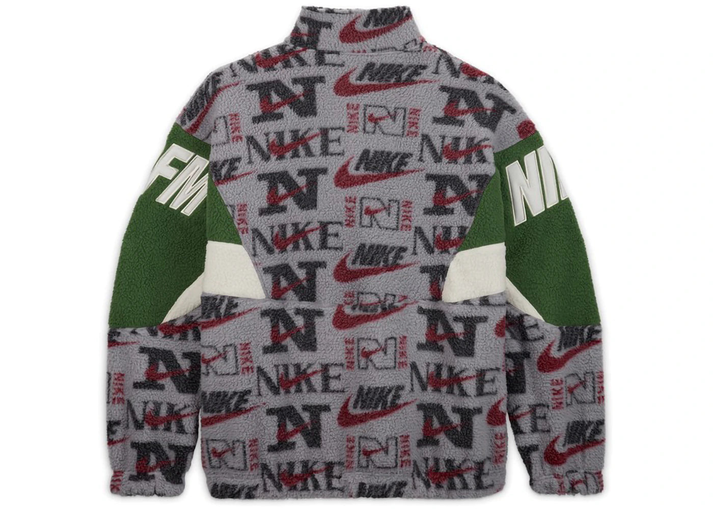 Nike x Cactus Plant Flea Market 1/4 Zip Top Jacket Grey Purple Green