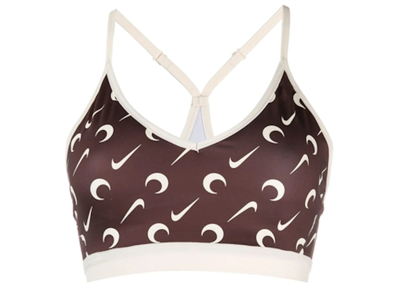 Nike x Marine Serre Sports Bra Brown