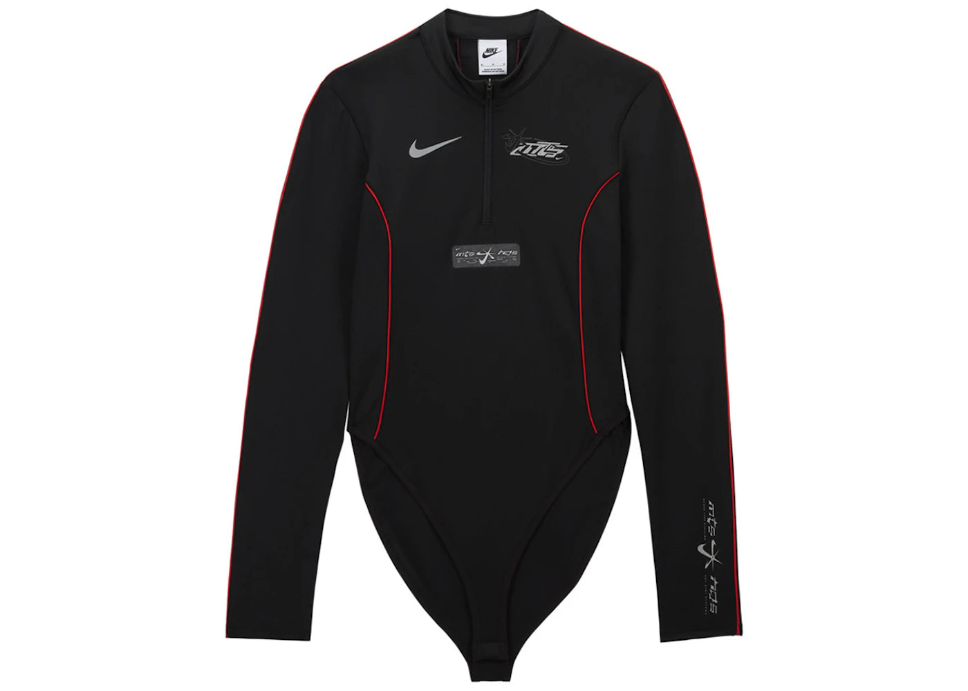 Nike x Megan Thee Stallion Women's Long-Sleeve Bodysuit Black