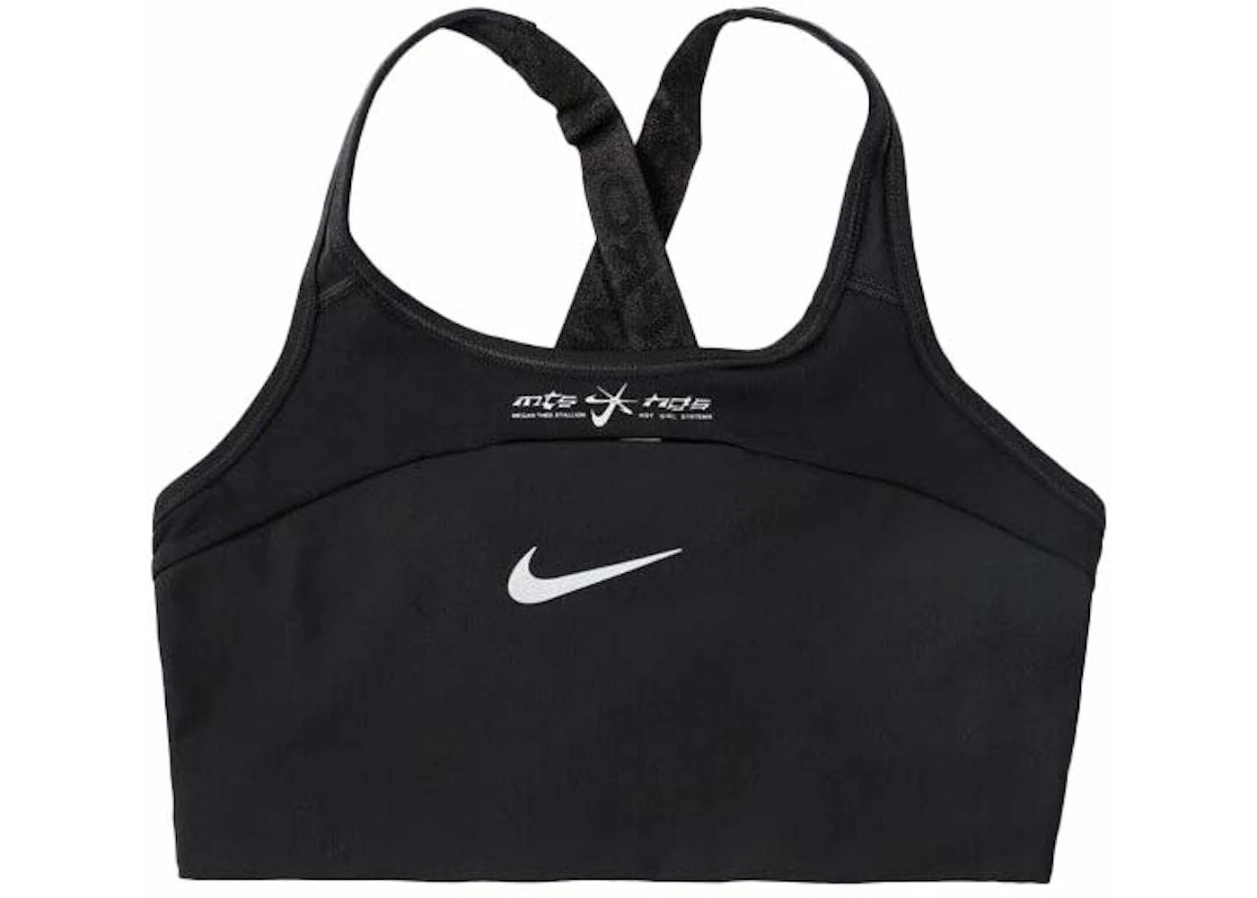 Nike x Megan Thee Stallion Women's Medium-Support Non-Padded Sports Bra Black