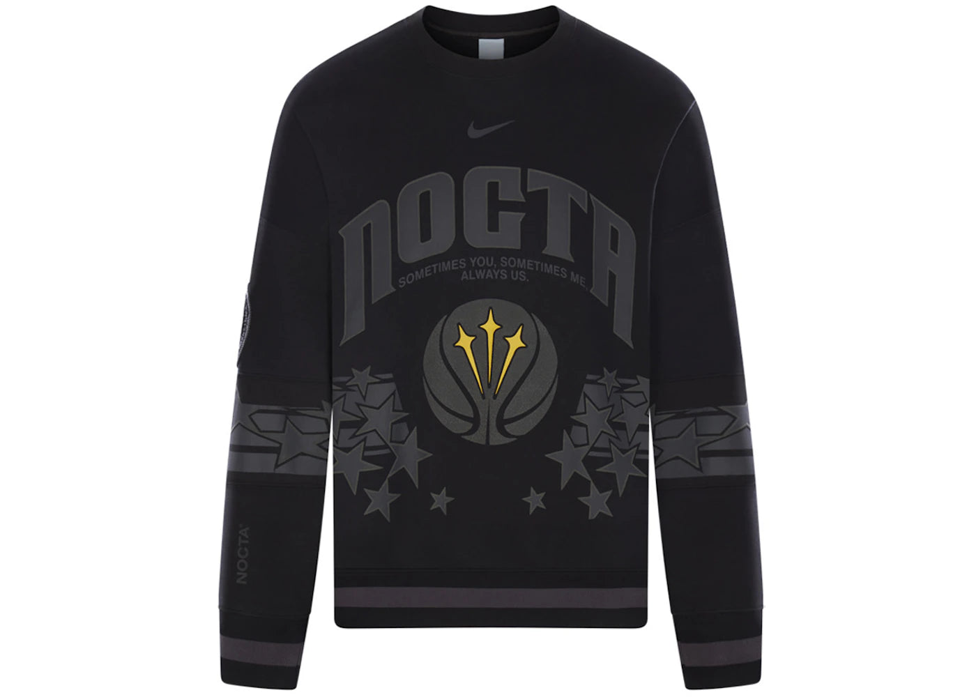 Nike x NOCTA Champions League Crewneck Black