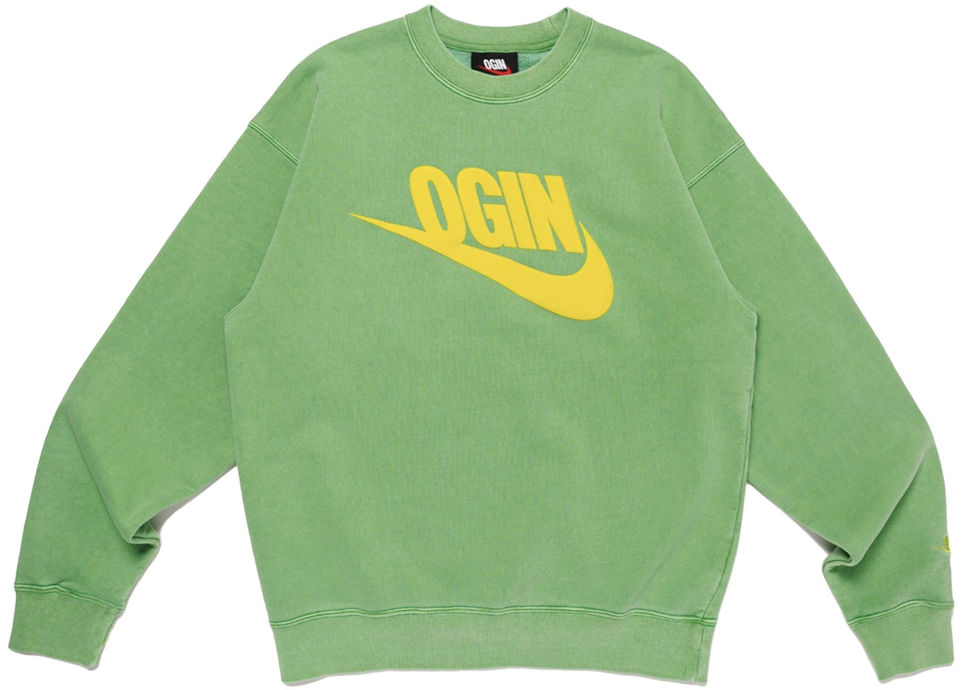 Nike x Nigo NRG Fleece Crew Sweatshirt (Asia Exclusive) Green