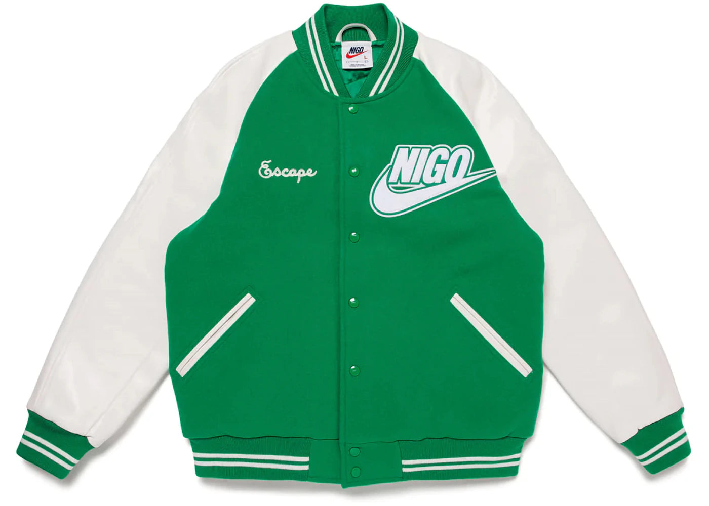 Nike x Nigo NRG Varsity Jacket Green