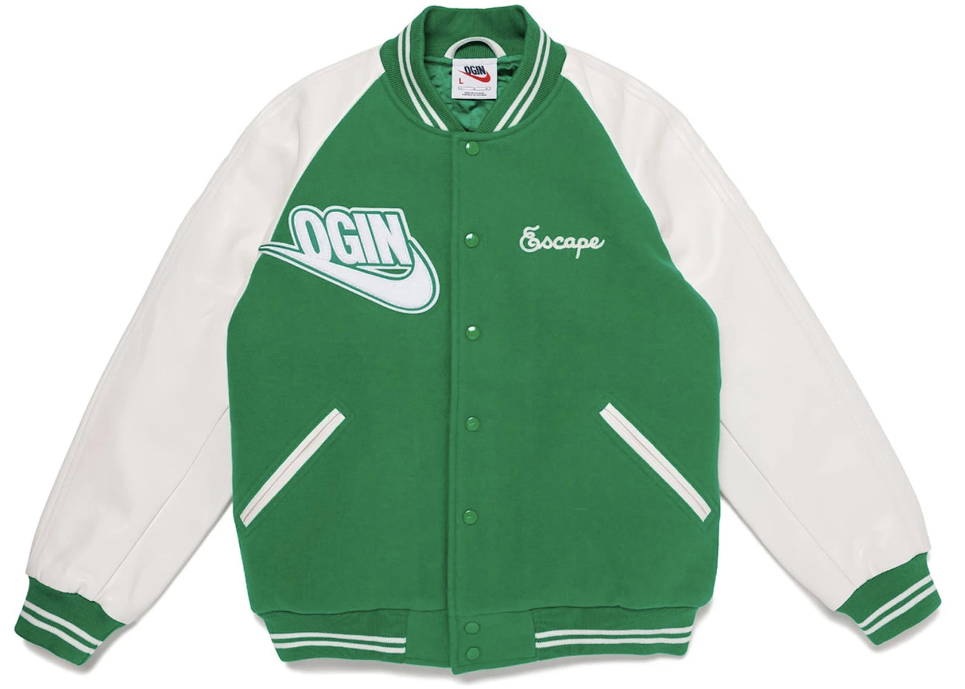 Nike x Nigo NRG Varsity Jacket (Asia Exclusive) Green