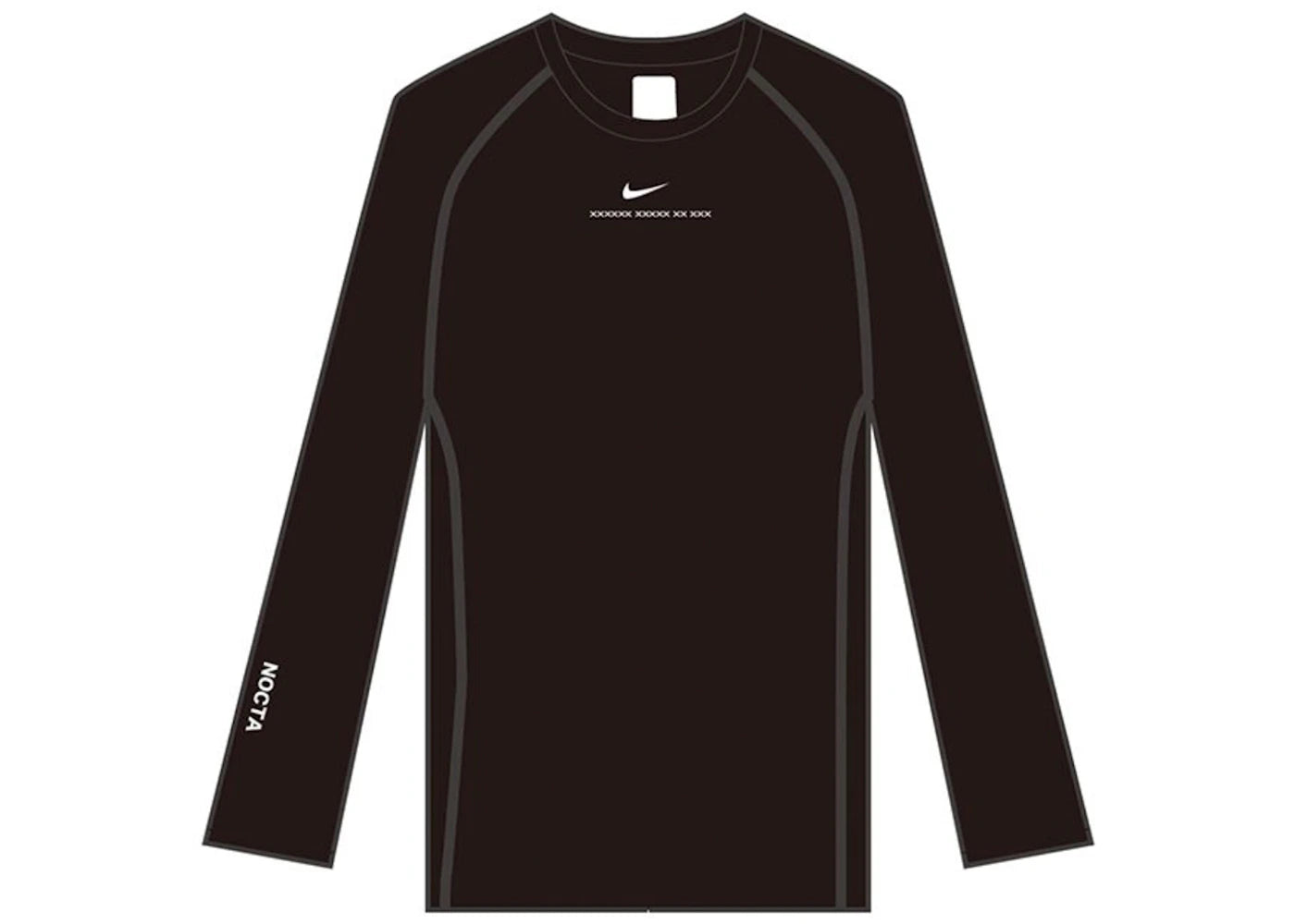 Nike x Nocta Basketball L/S Inner Top (Asia Sizing) Black