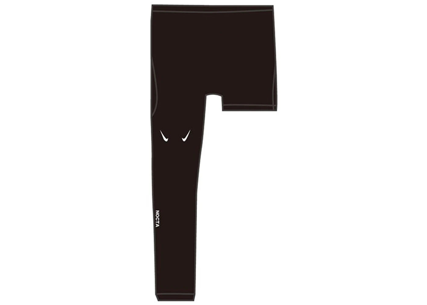 Nike x NOCTA Basketball Single Leg Tights Right (Asia Sizing) Black