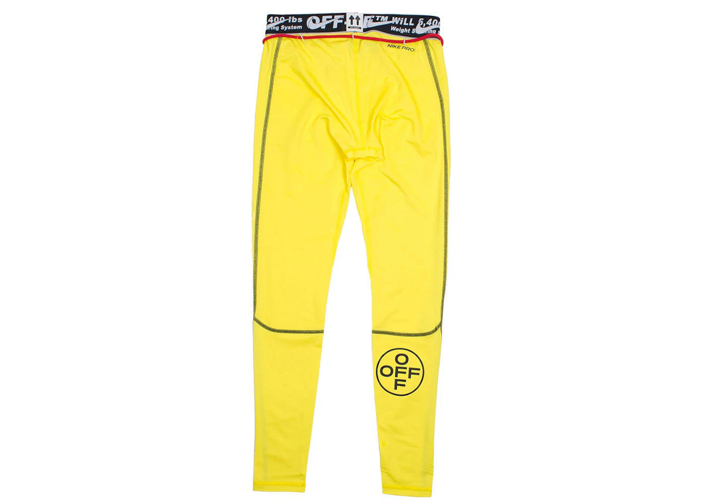 Nike x Off-White Running Pro Tights Opti Yellow