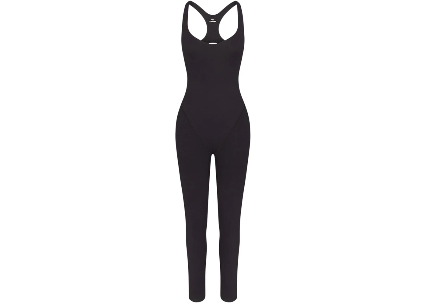 Nike x SKIMS Women's Matte Racer Long Onesie Obsidian