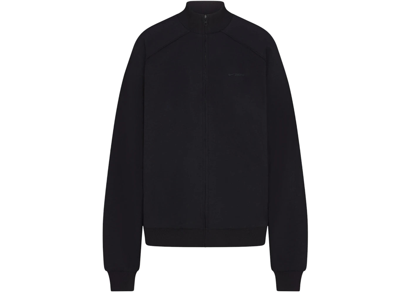 Nike x SKIMS Women's Matte Tricot Oversized Track Jacket Obsidian