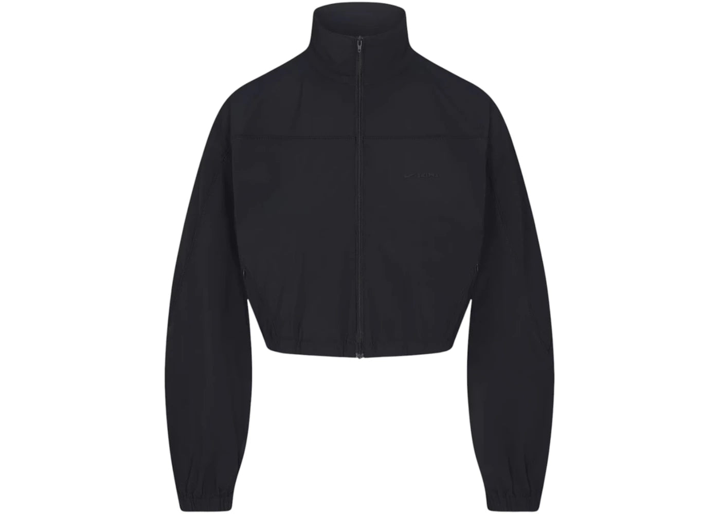 Nike x SKIMS Women's Woven Nylon Crop Jacket Obsidian