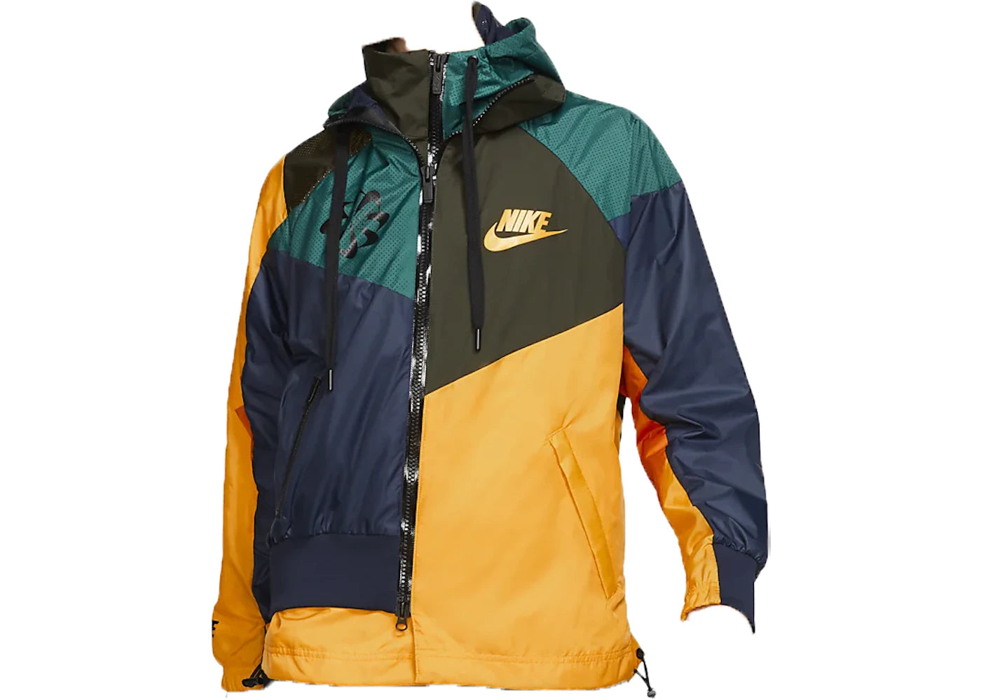 Nike x Sacai Hooded Anorak University Gold/Campfire Orange