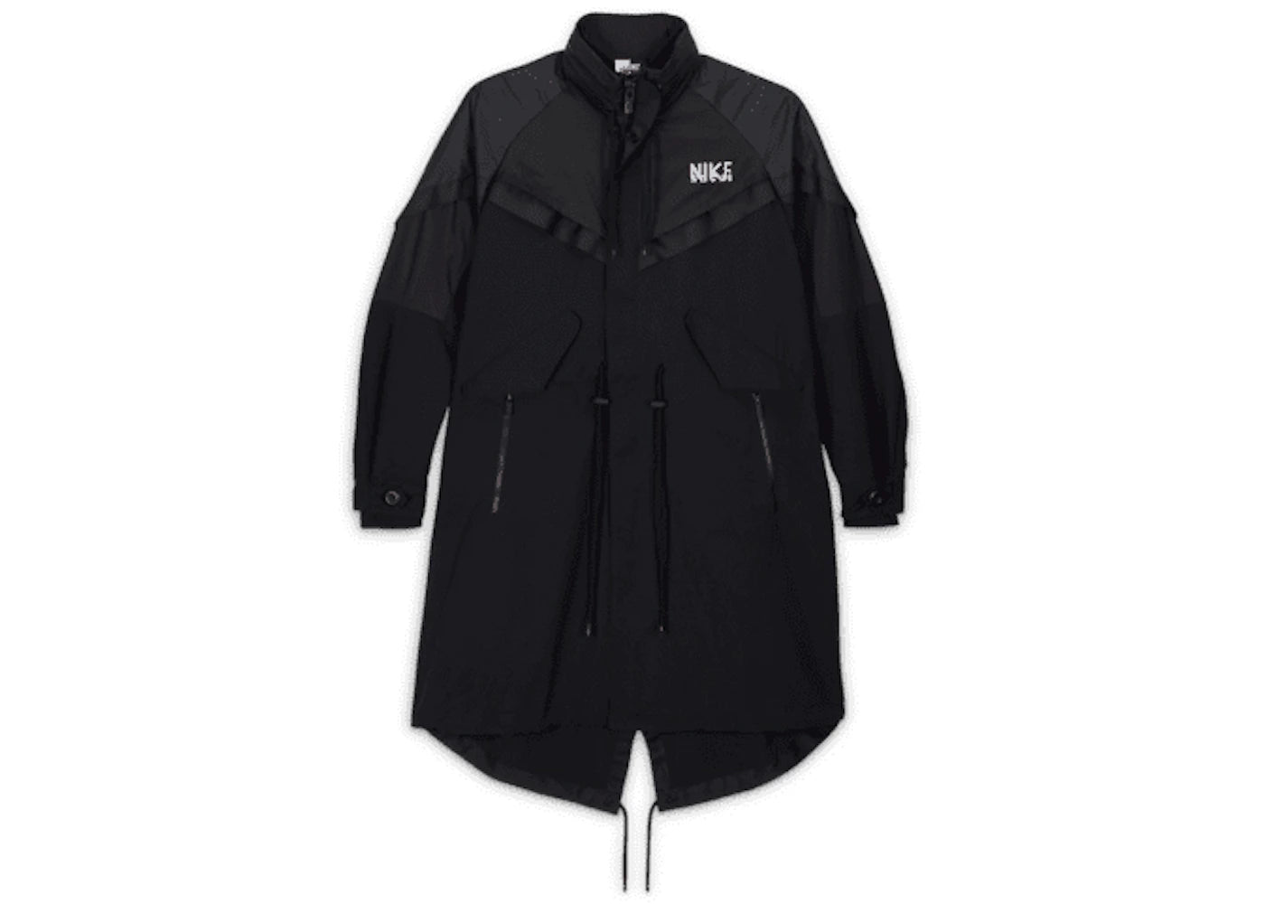 Nike x Sacai Trench Jacket (Asia Sizing) Black