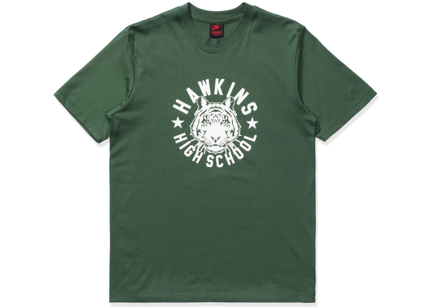 Nike x Stranger Things Hawkins High Tee Green