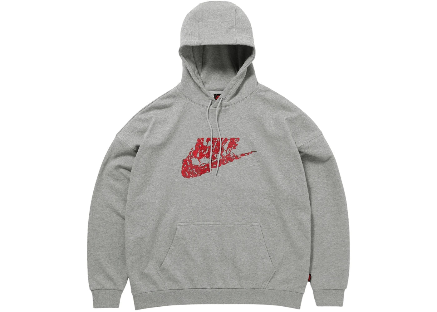 Nike x Stranger Things NRG Club Hoodie Dark Grey Heather/Light Smoke Grey