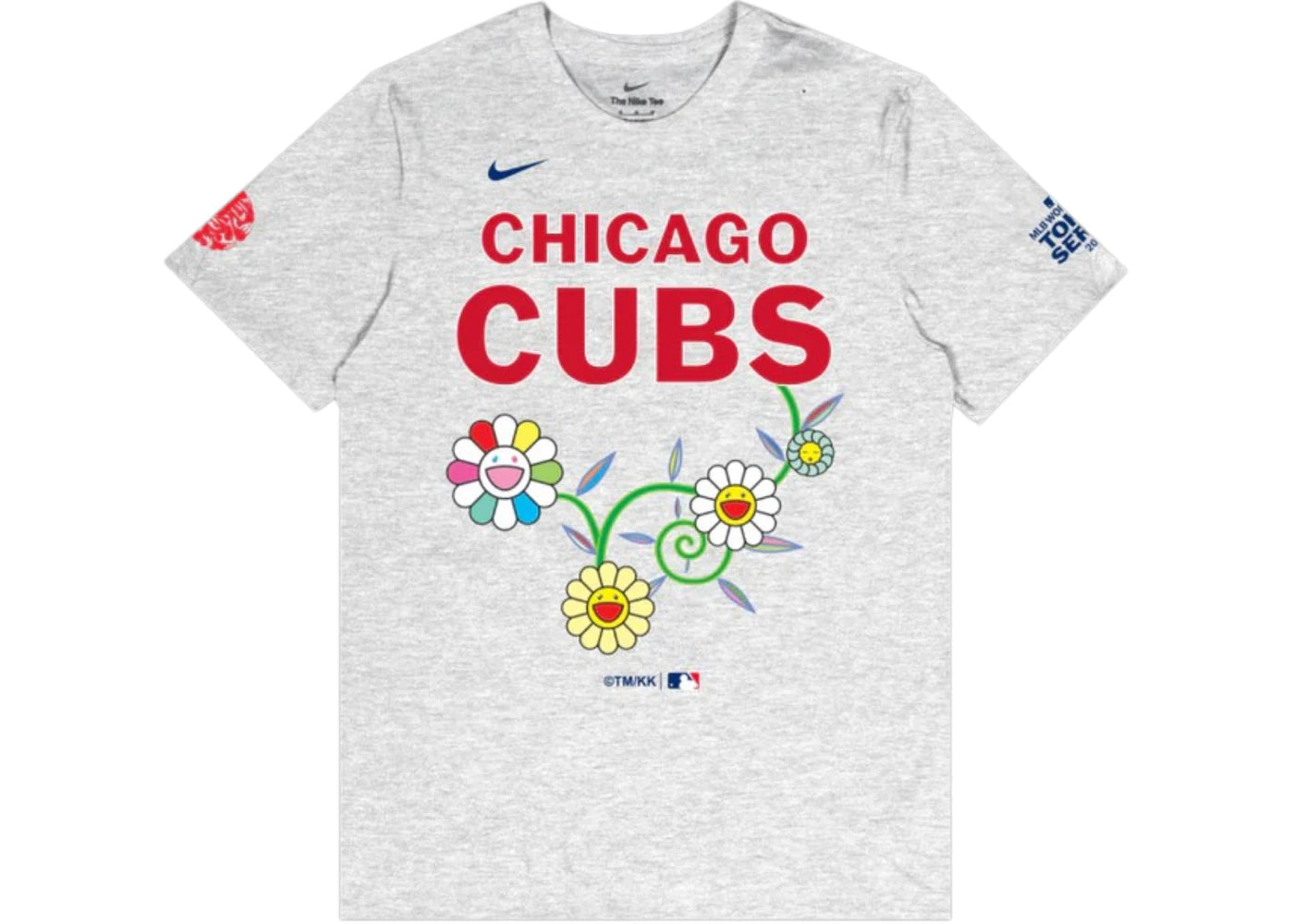 Nike x Takashi Murakami x MLB World Tour Tokyo Series 2025 Cubs S/S Tee Grey