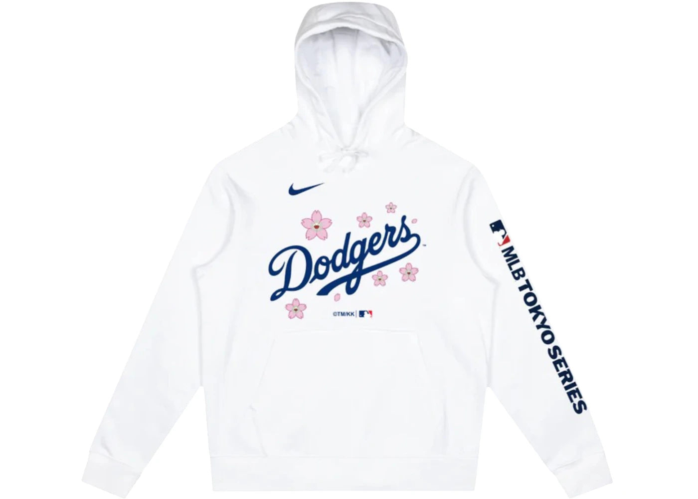 Nike x Takashi Murakami x MLB World Tour Tokyo Series 2025 Dodgers Hoodie White
