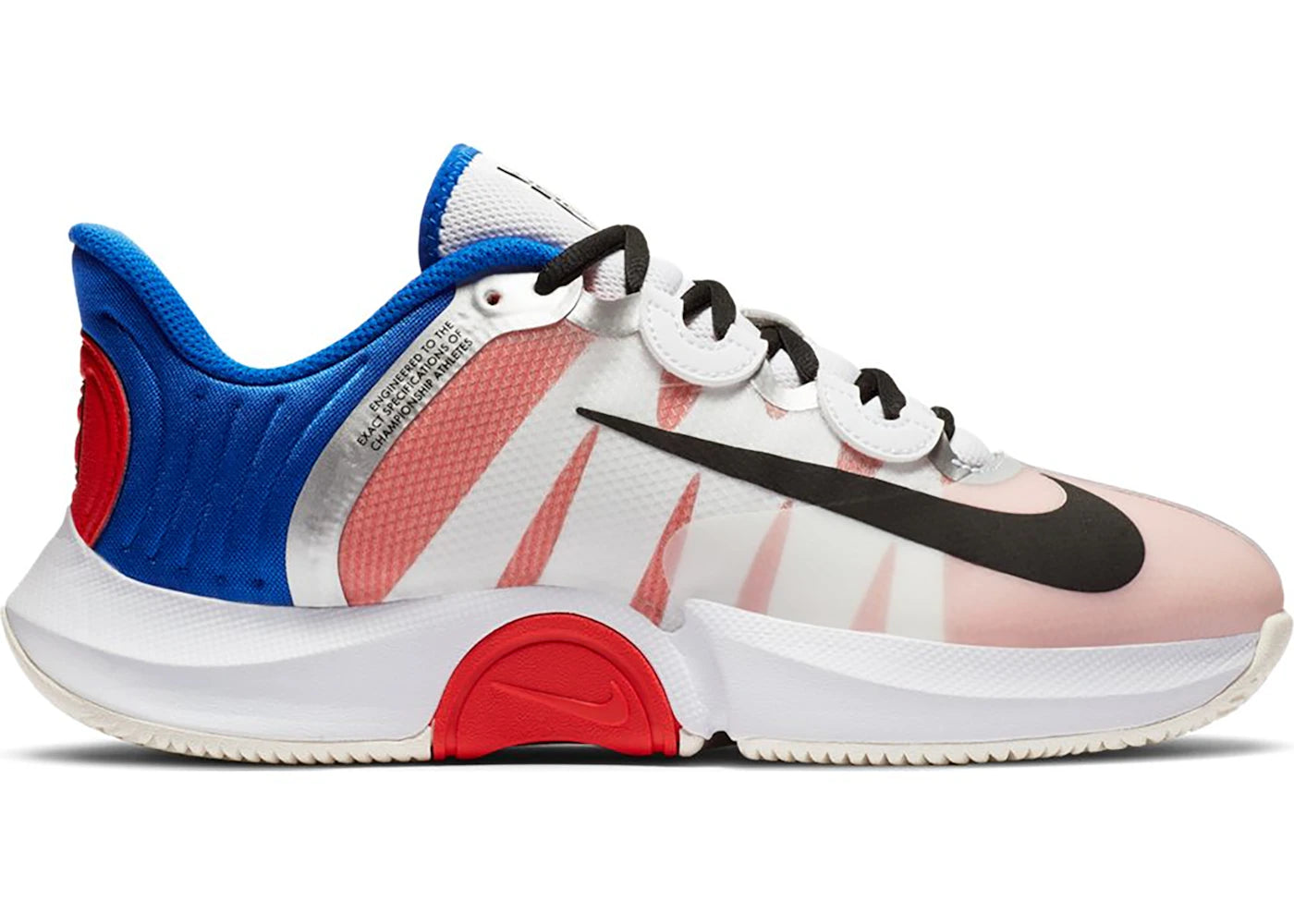 Nike Court Air Zoom GP Turbo White Racer Blue Light Crimson (Women's)