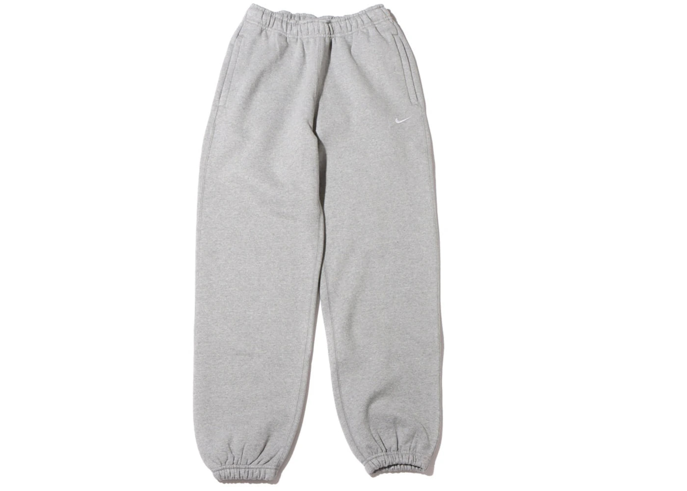 Nike Lab Women's Solo Swoosh Fleece Sweatpants (Asia Sizing) Dark Gray Heather