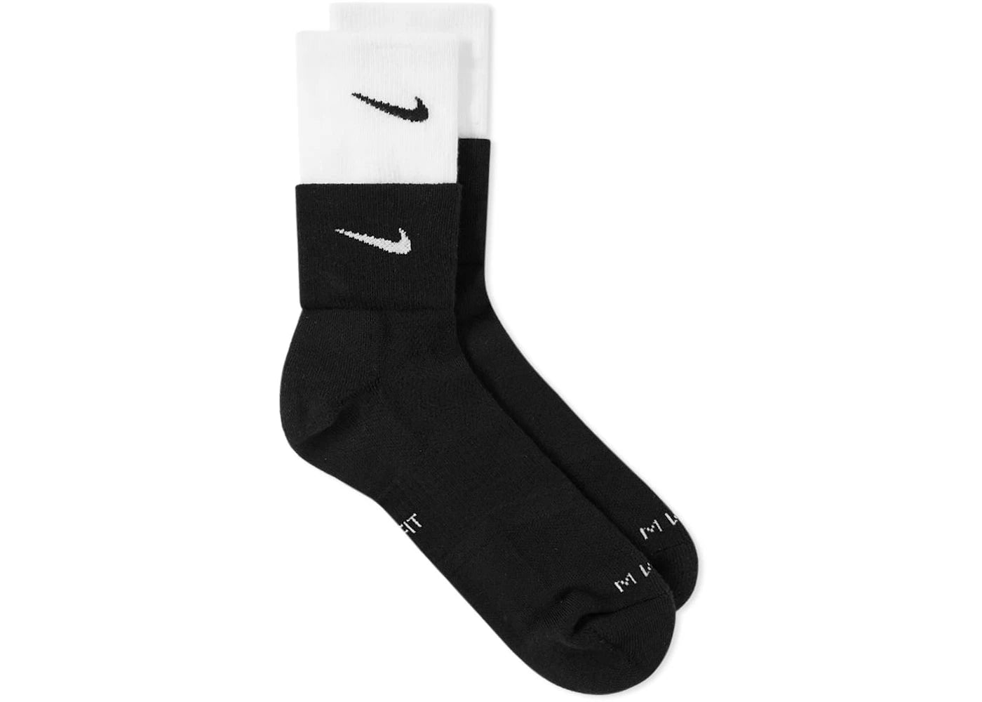 Nikelab x MMW Double Layer Socks Black