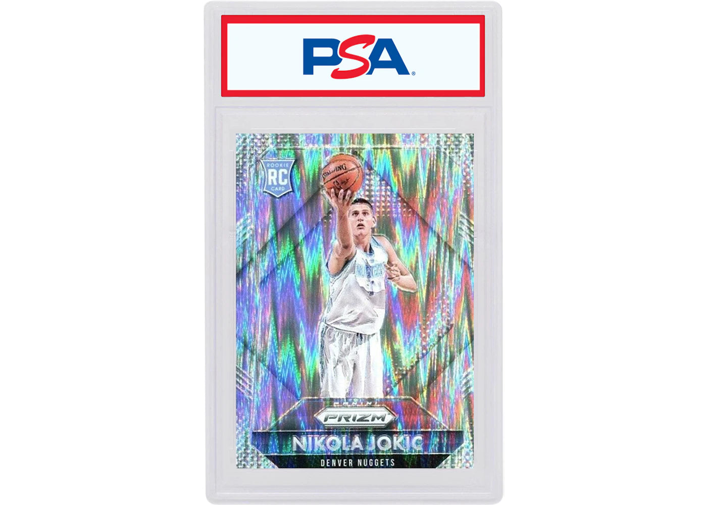 Nikola Jokic 2015 Panini Prizm Rookie Flash #335 (PSA or BGS Graded)