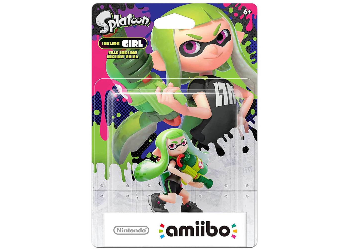 Nintendo Splatoon Inkling Girl amiibo Green