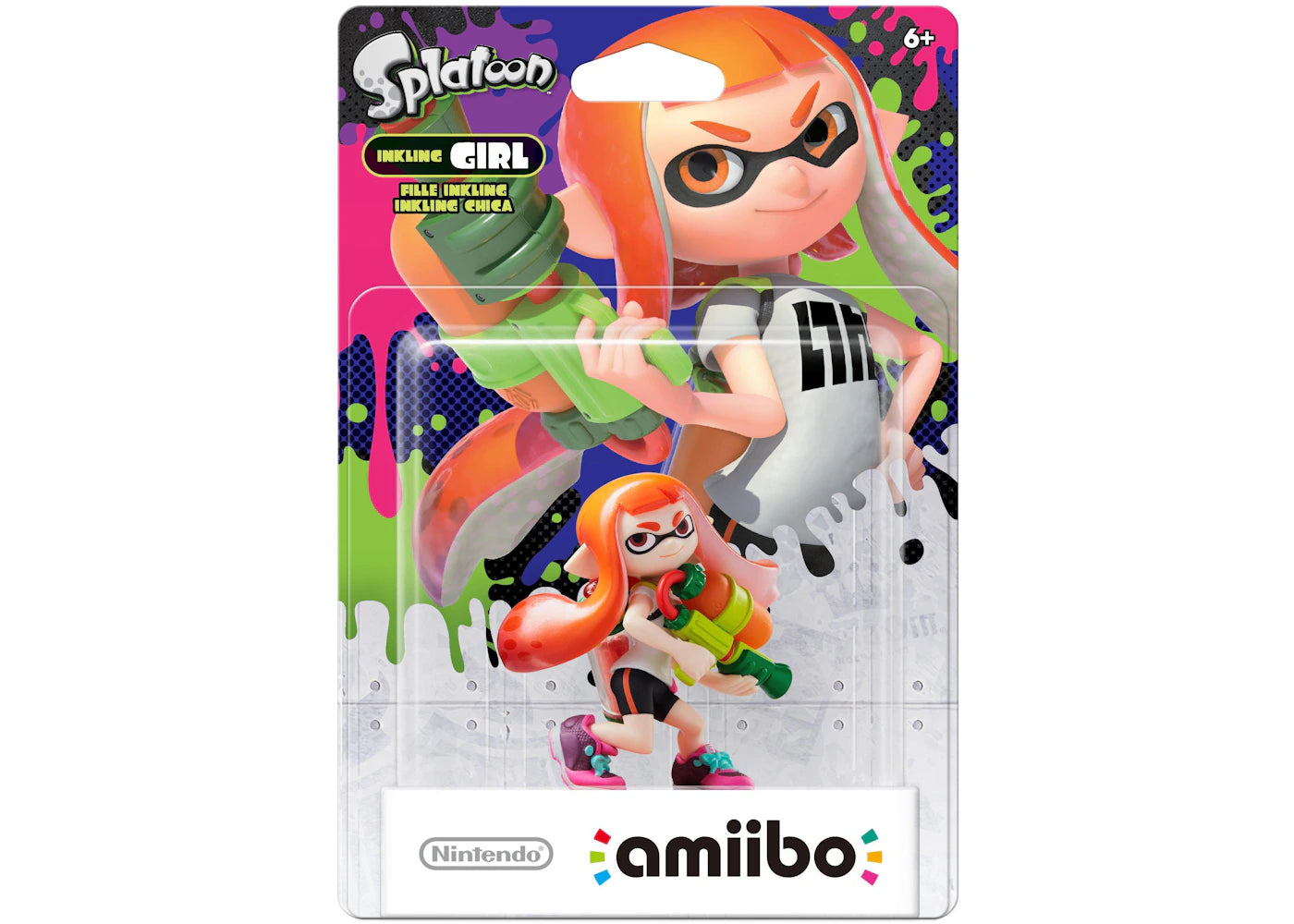 Nintendo Splatoon Inkling Girl amiibo Orange