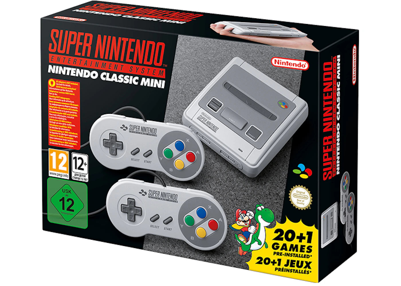 Nintendo Super Nintendo Classic Mini SNES Console EU Plug