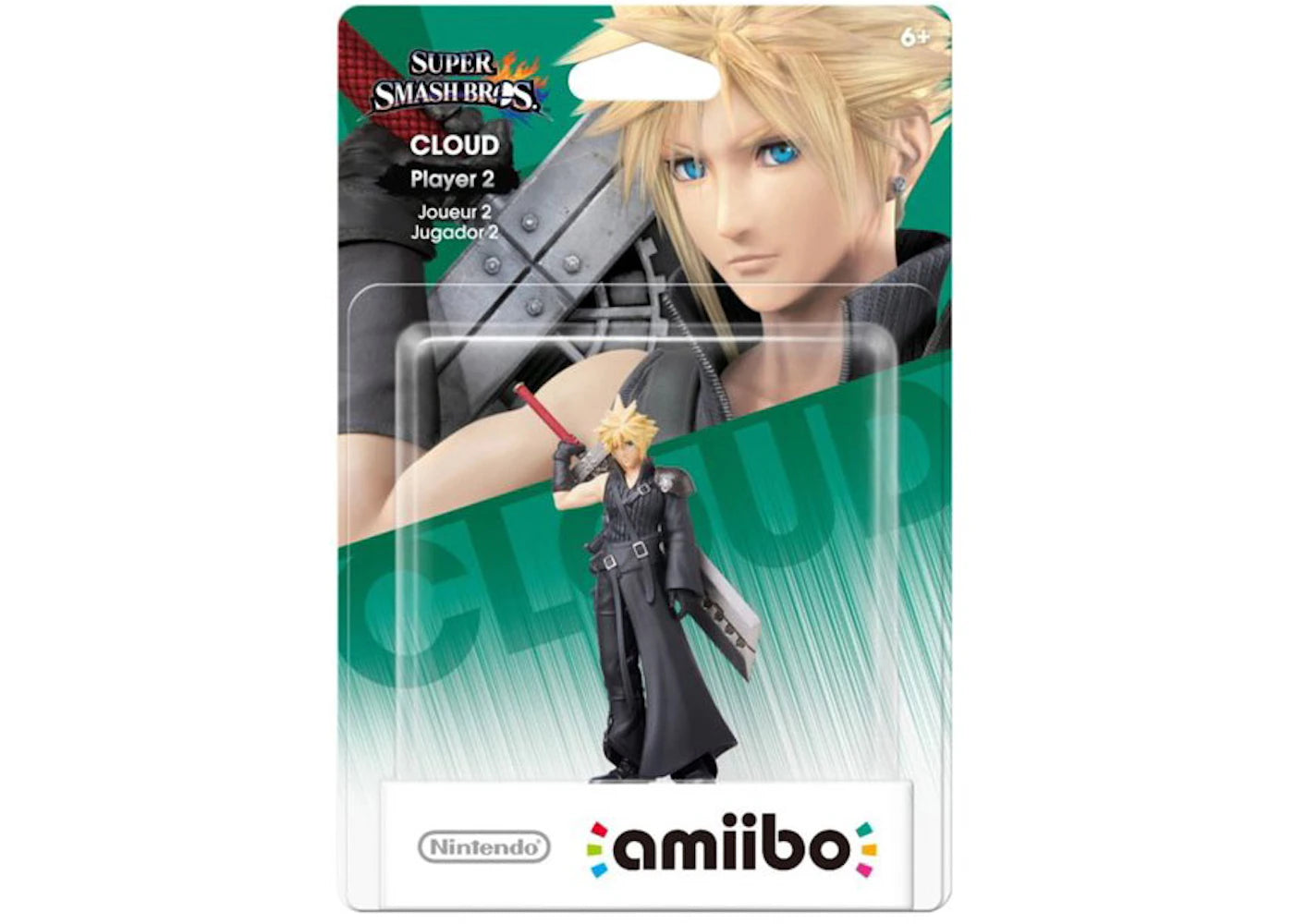 Nintendo Super Smash Bros. Cloud Player 2 amiibo