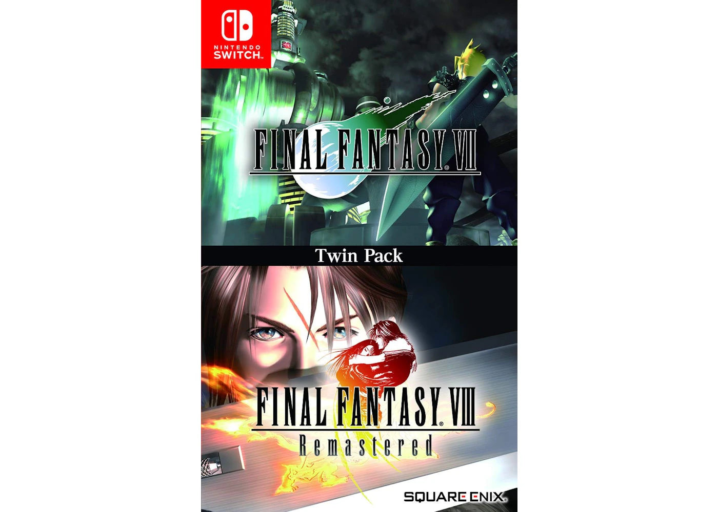 Nintendo Switch Final Fantasy VII And Final Fantasy VIII Remaster Edition Twin Pack Video Game