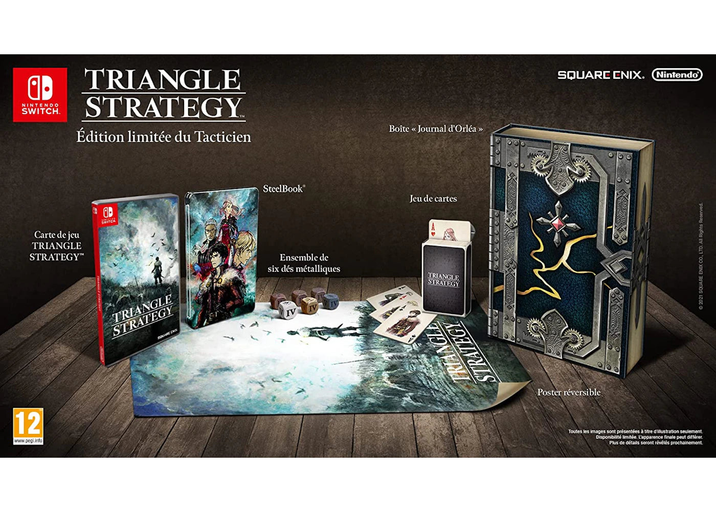 Nintendo Switch/Lite/OLED Triangle Strategy Special Edition Video Game
