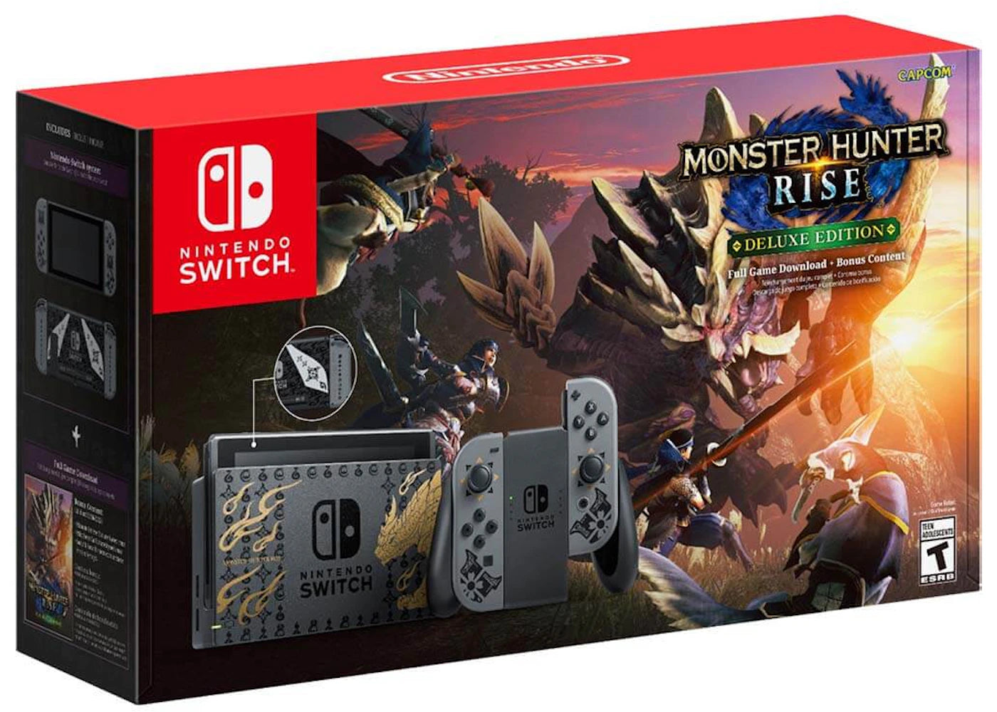 Nintendo Switch Monster Hunter Rise Edition Console Bundle