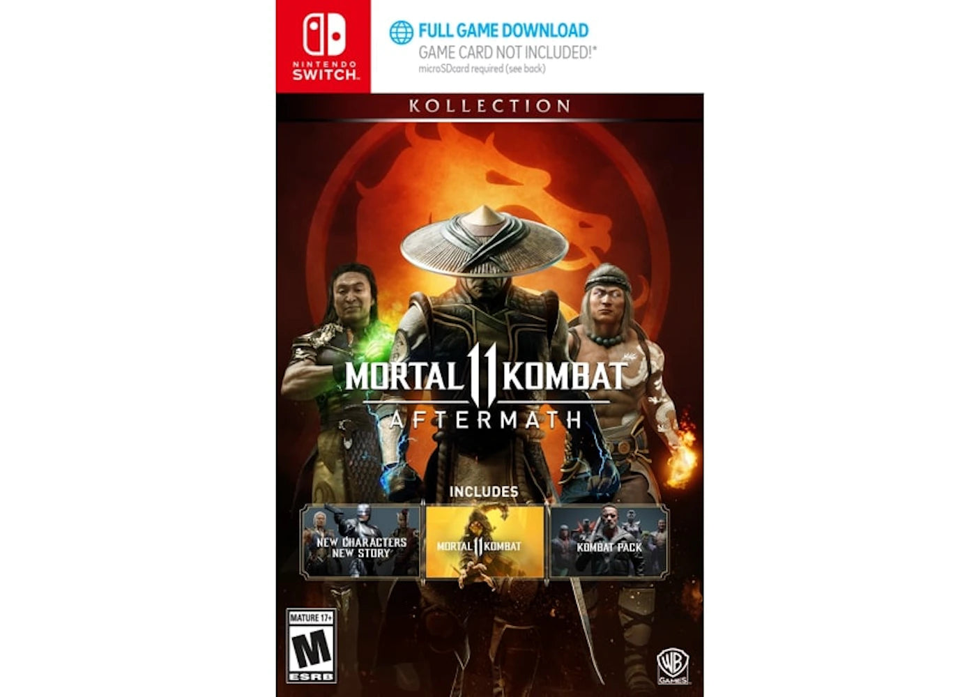 Nintendo Switch Mortal Kombat 11 Aftermath Video Game