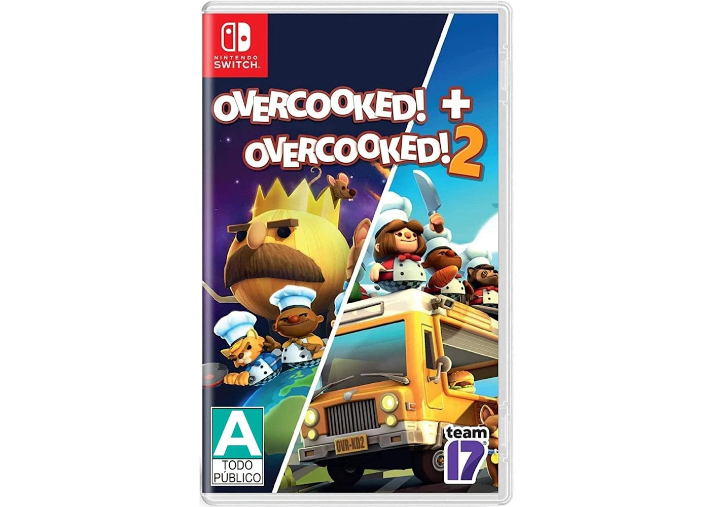 Nintendo Switch Overcooked Special Pack + Overcooked 2 Twin Pack Video Game